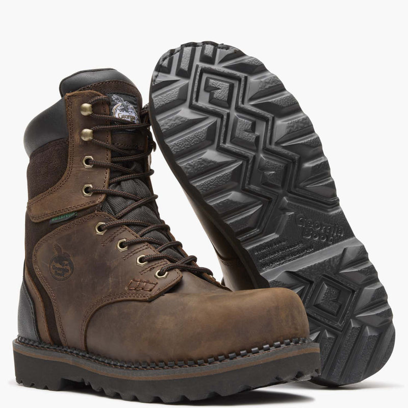 Georgia Boot Brookville Steel Toe Waterproof Work Boot - outsole