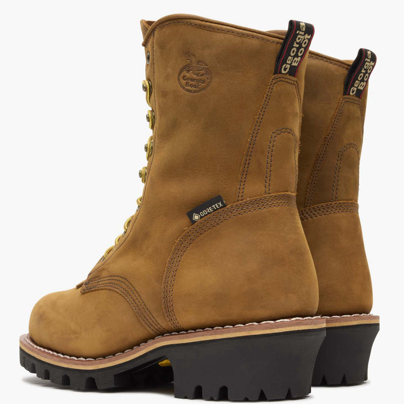 Georgia Boot Steel Toe GORE-TEX® Waterproof 400G Insulated Logger Boot - back