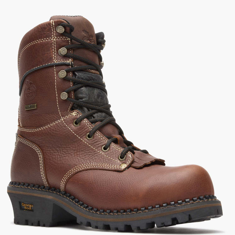 Georgia Boot AMP LT Logger Composite Toe Waterproof Work Boot - main