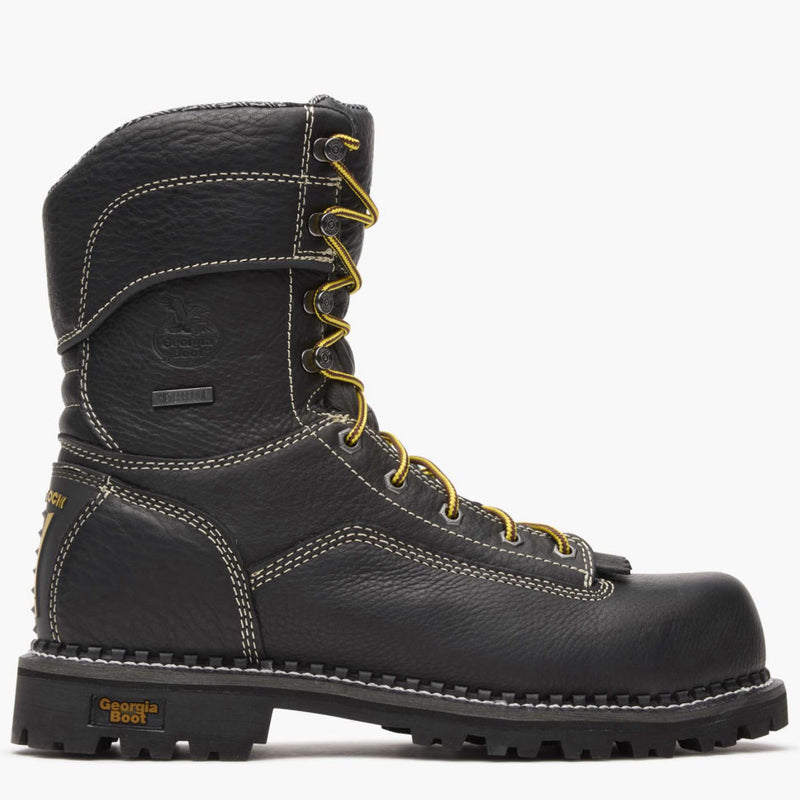 Georgia Boot AMP LT Logger Composite Toe Waterproof Work Boot - profile