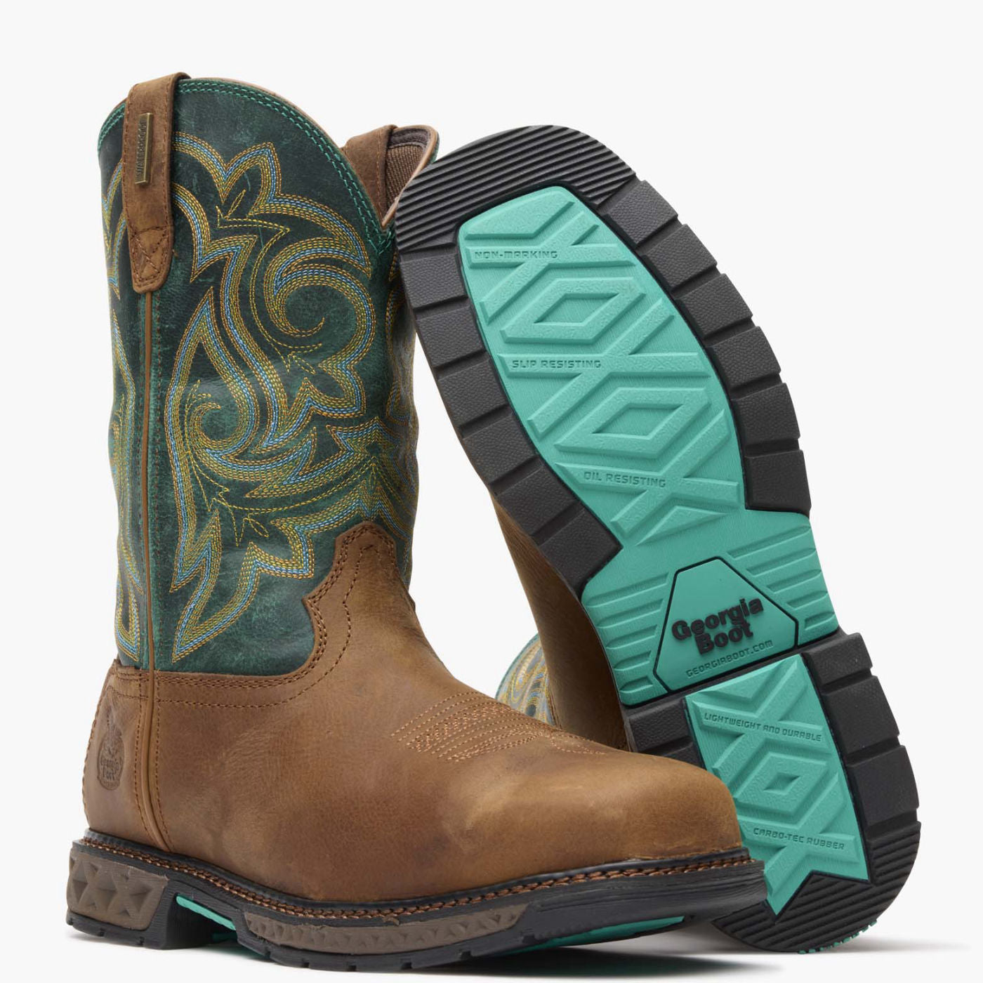 Georgia Boot Carbo-Tec LT Women's Steel Toe Waterproof Pull-On Boot - outsole