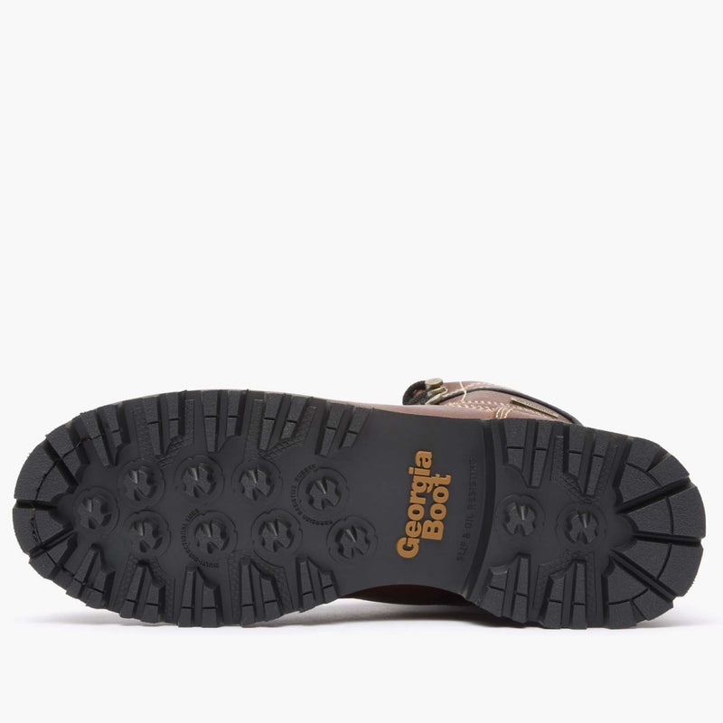 Georgia Boot AMP LT Logger Women's Alloy Toe Waterproof Low Heel Logger Boot - outsole