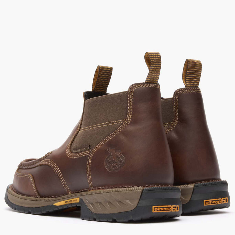 Georgia Boot Athens 360 Steel Toe Waterproof Chelsea - back