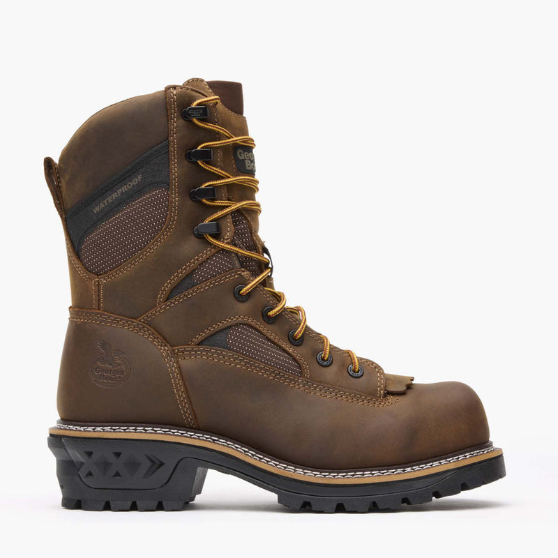 Georgia Boot LTX Logger Composite Toe Waterproof Work Boot - profile