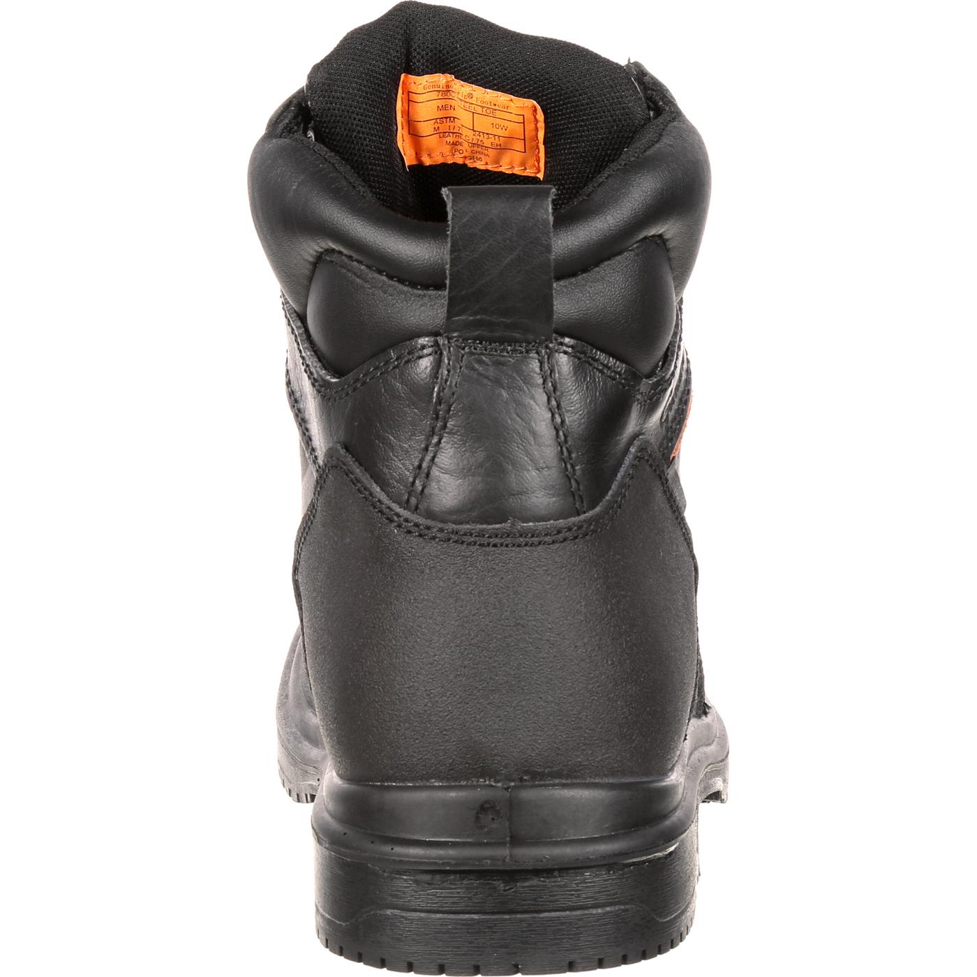 Genuine Grip Unisex Steel Toe Waterproof Work Boot - back