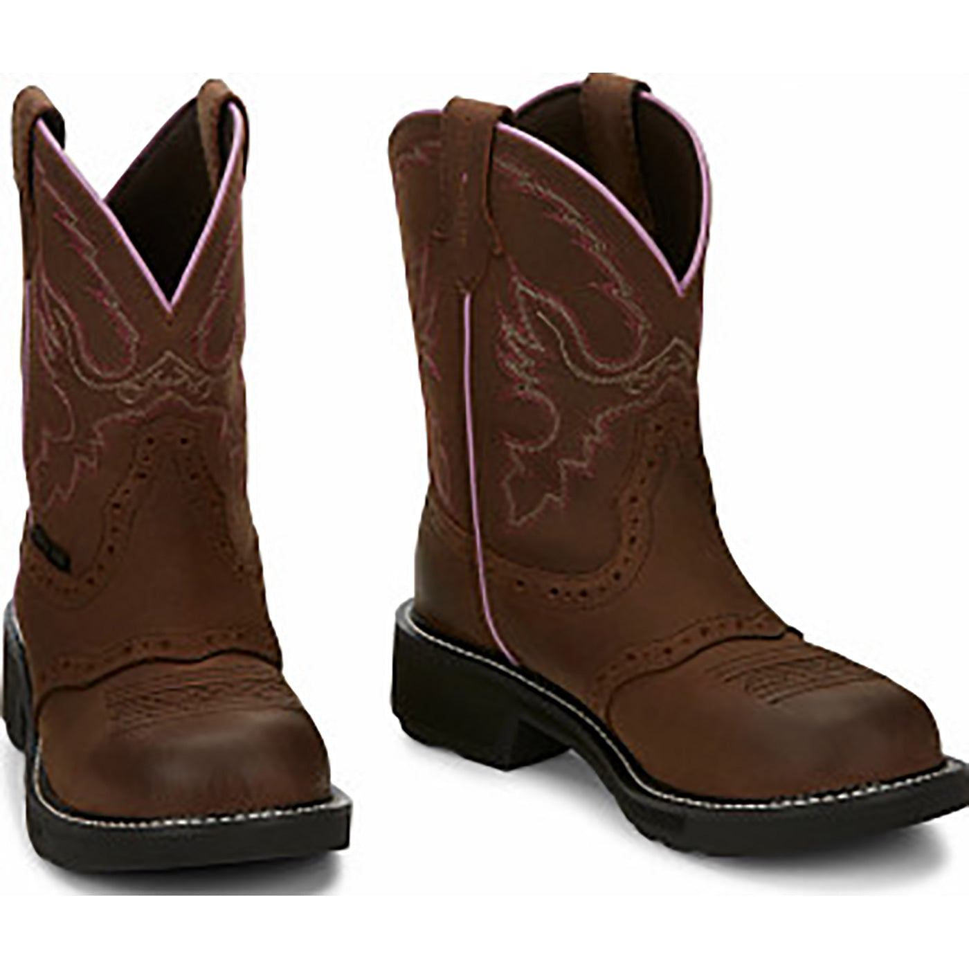 Justin Work Women's Steel Toe Western Work Boot - front