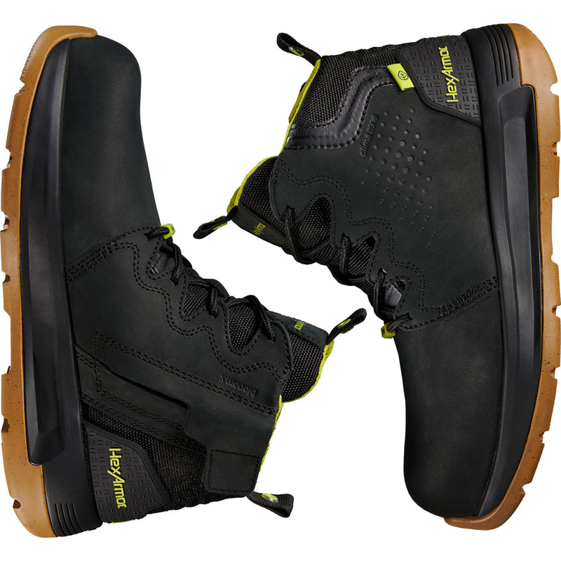 HexArmor Xtend Men's 6-inch Composite Toe Electrical Hazard Side Zip Work Boot - birdseye