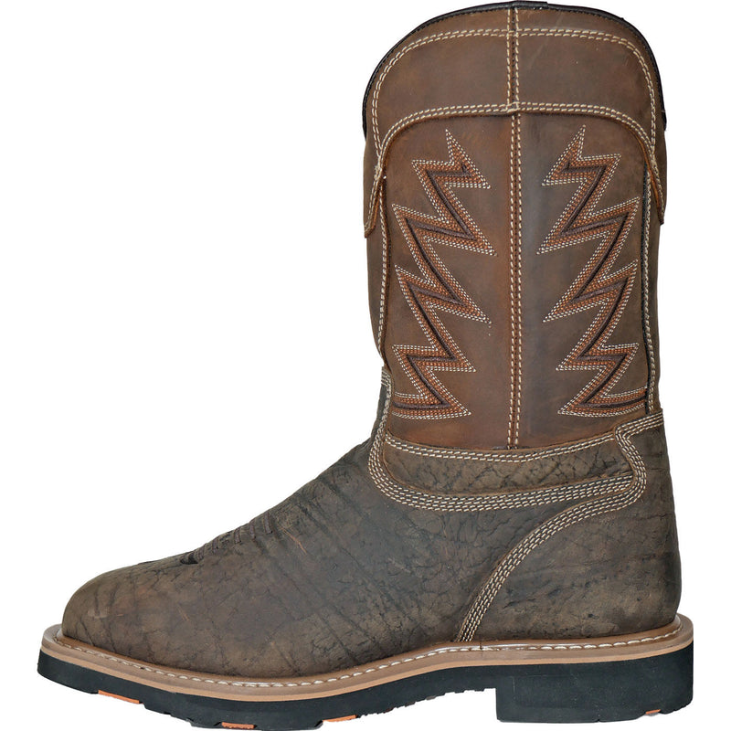 HOSS Fracker Men's Internal Metatarsal Composite Toe Puncture-Resisting Waterproof Western Work Boot - profile