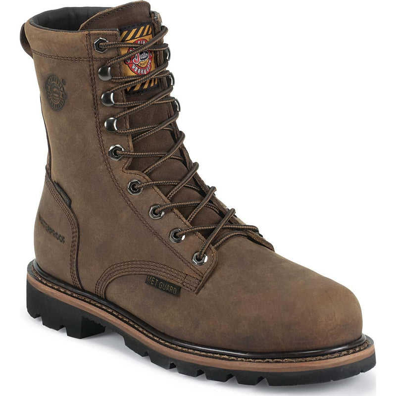 Justin Worker II Pulley Composite Toe Internal Met Guard Waterproof Work Boot - main
