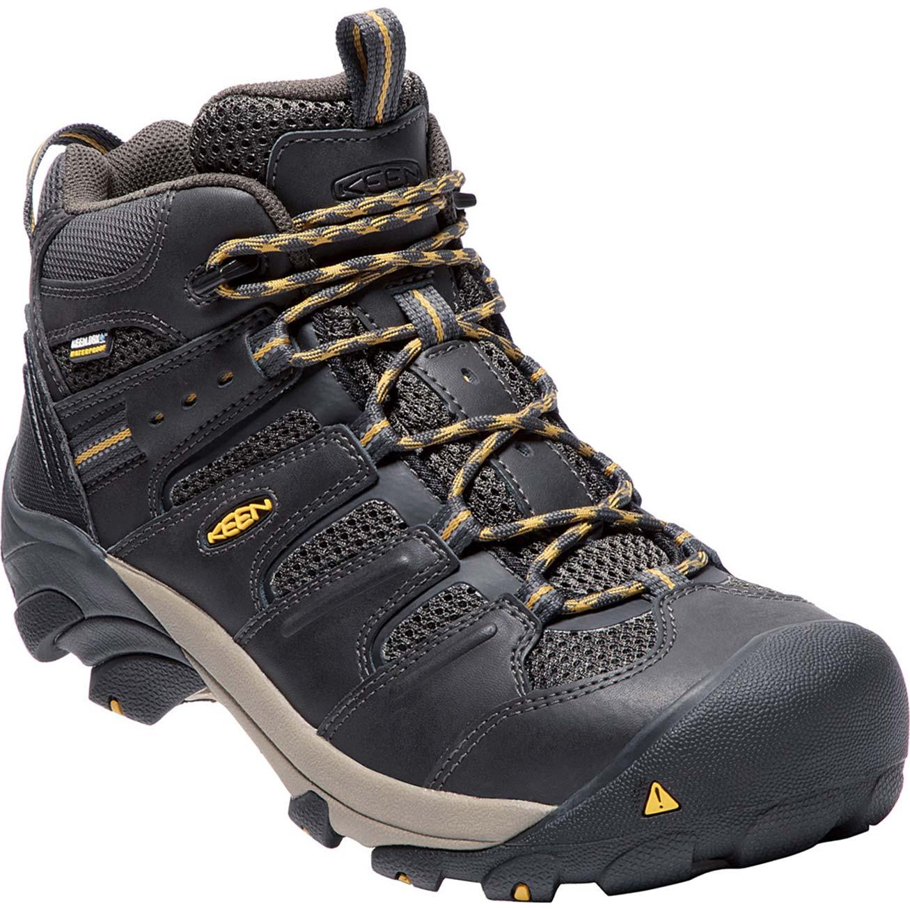 KEEN Utility® Lansing Mid Steel Toe Waterproof Work Shoe  display picture 1