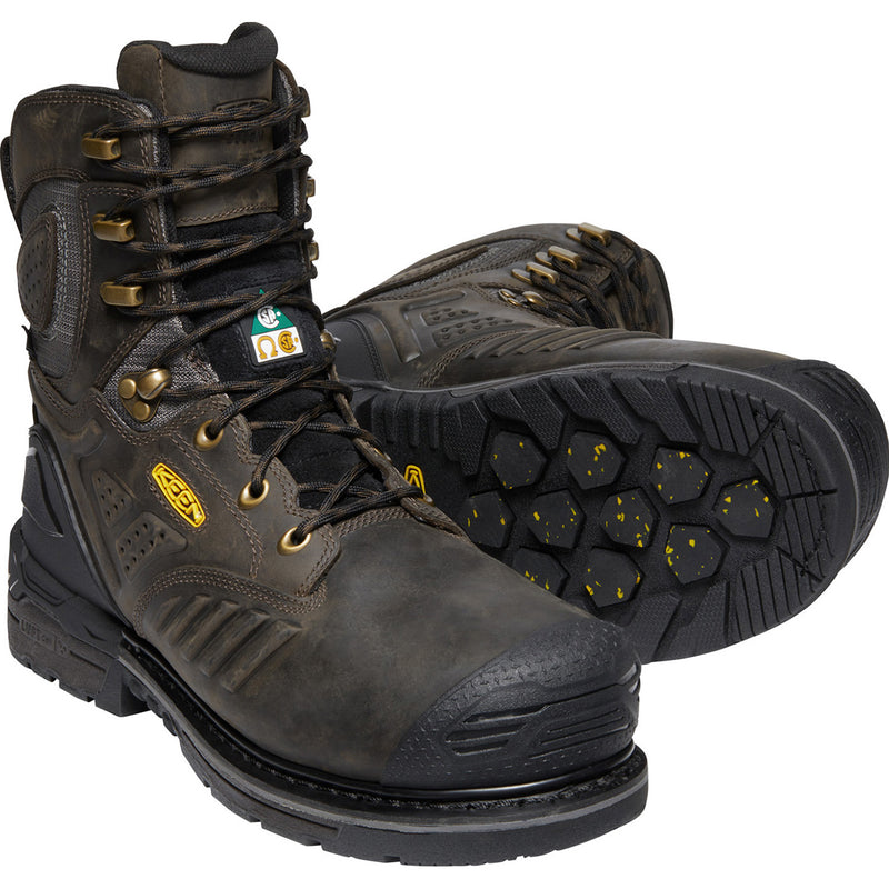 KEEN Utility® Philadelphia Men's CSA Carbon-Fiber Toe Puncture-Resistant 600G Insulated Waterproof Work Boot - profile
