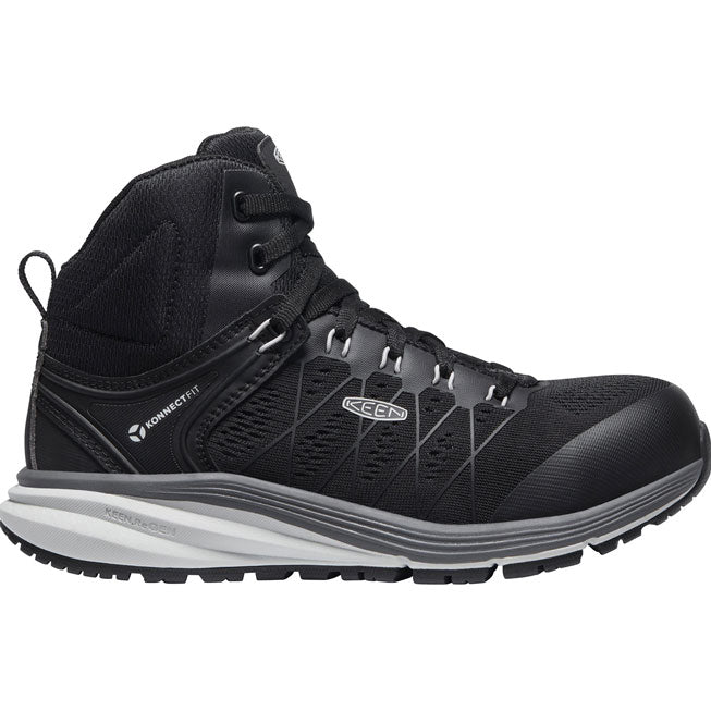 KEEN Utility® Vista Energy Mid Women's Carbon Fiber Toe Electrical Hazard Hi-Top Athletic Work Shoe - profile