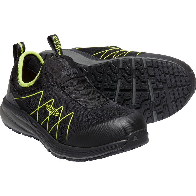 KEEN Utility® Vista Energy Shift Men's Carbon Fiber Toe Electrical Hazard Slip-On Athletic Work Shoe - front