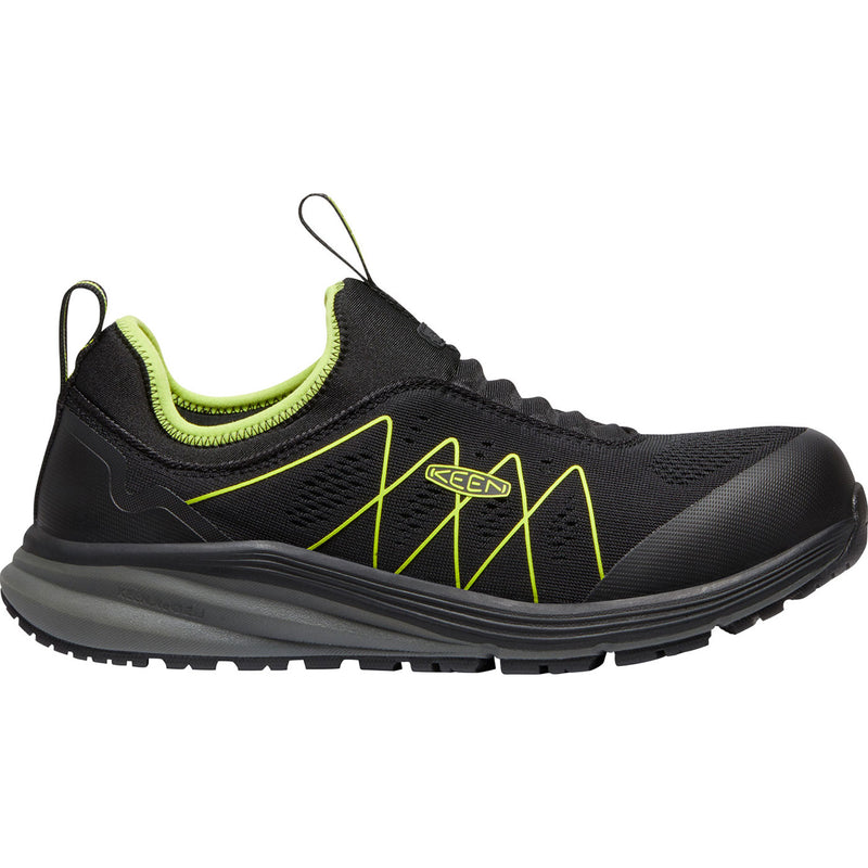 KEEN Utility® Vista Energy Shift Men's Carbon Fiber Toe Electrical Hazard Slip-On Athletic Work Shoe - profile