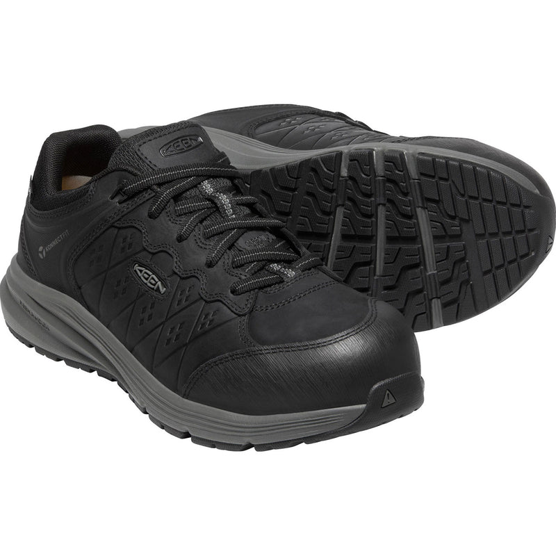 KEEN Utility® Vista Energy+ Men's Carbon Fiber Toe Waterproof Leather Work Shoe - front
