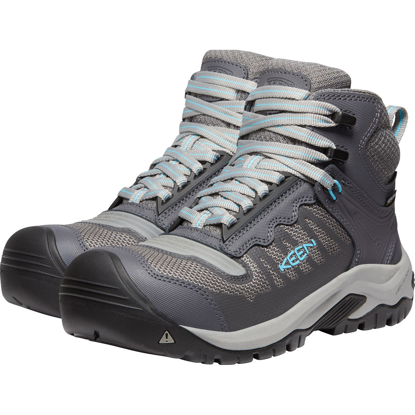 KEEN Utility Reno Mid Women's Carbon Fiber Toe Electrical Hazard Waterproof Hi-Top Athletic Work Boot - profile