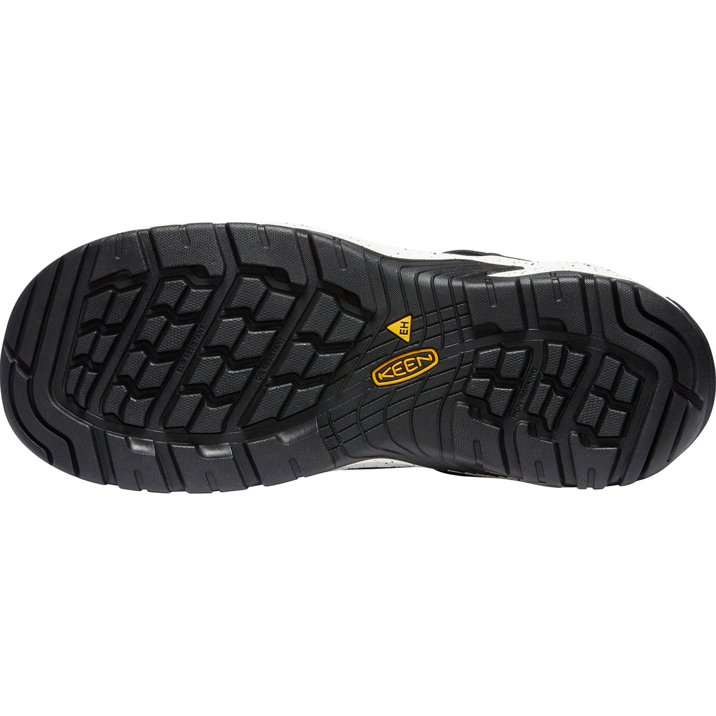 KEEN Utility Reno Mid Women's Carbon Fiber Toe Electrical Hazard Waterproof Hi-Top Athletic Work Boot - outsole