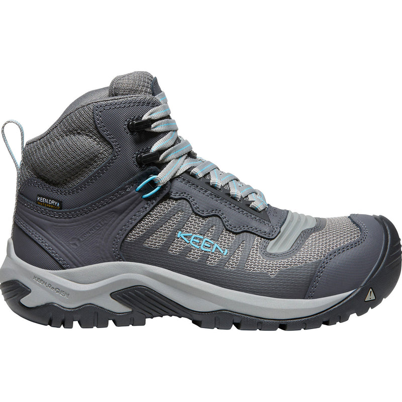KEEN Utility Reno Mid Women's Carbon Fiber Toe Electrical Hazard Waterproof Hi-Top Athletic Work Boot - profile