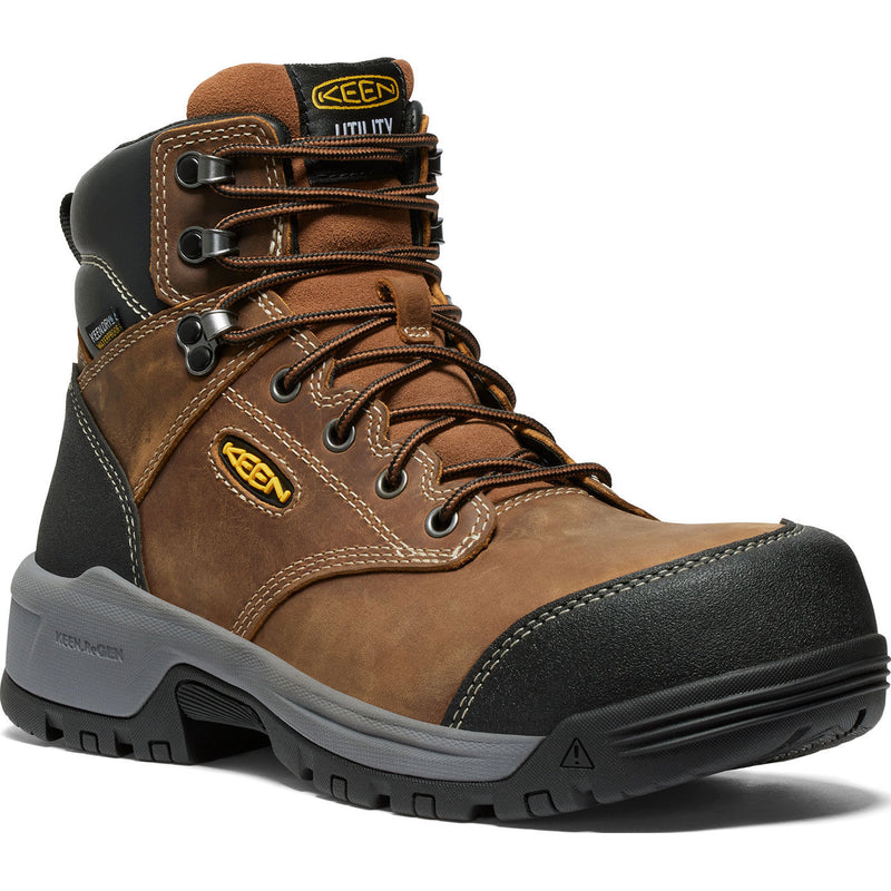 KEEN Utility® Evanston Men's Carbon Fiber Toe Electrical Hazard Waterproof Work Boot - main