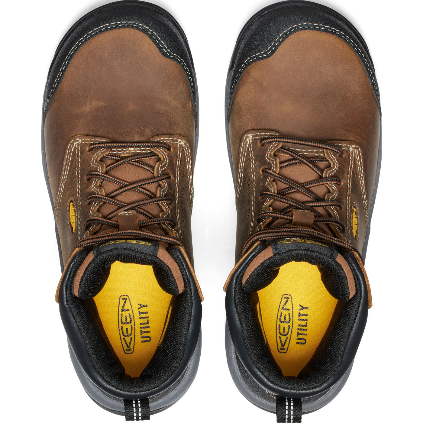 KEEN Utility® Evanston Women's Carbon Fiber Toe Static-Dissipative Work Boot - birdseye