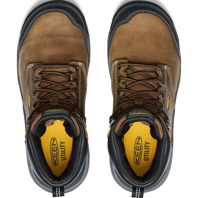 KEEN Utility® Evanston Women's Internal Met Carbon Toe Electrical Hazard Waterproof Work Boot - birdseye