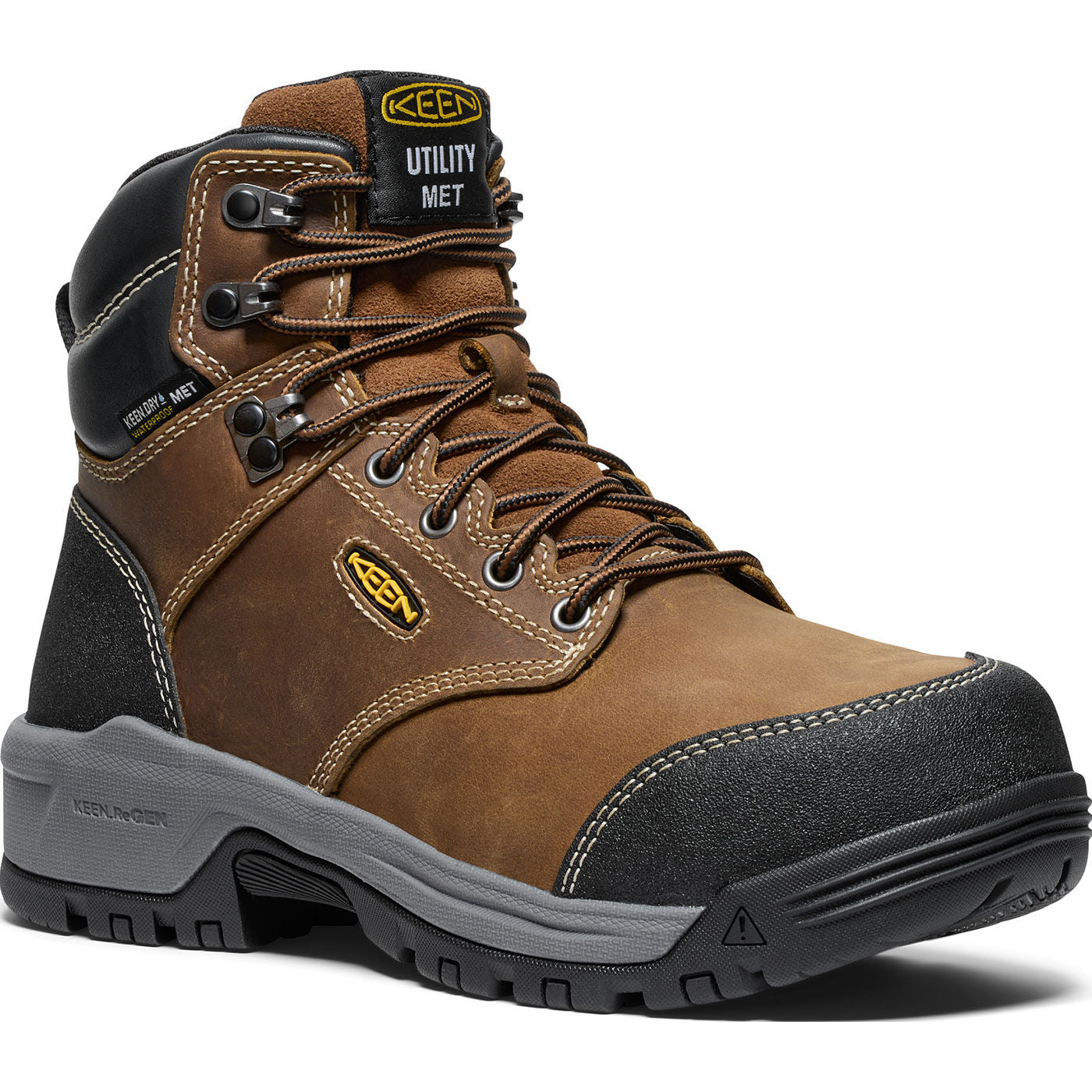 KEEN Utility® Evanston Women's Internal Met Carbon Toe Electrical Hazard Waterproof Work Boot - main