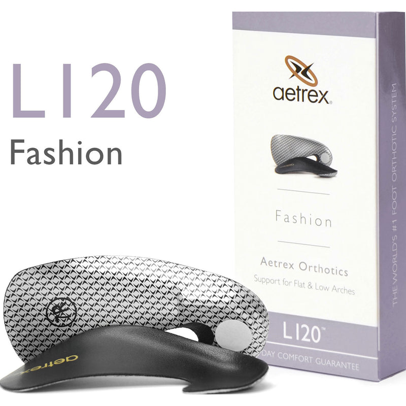 Aetrex Women's Fashion Flat/Low Arch Posted Orthotic for Dress Shoes - main