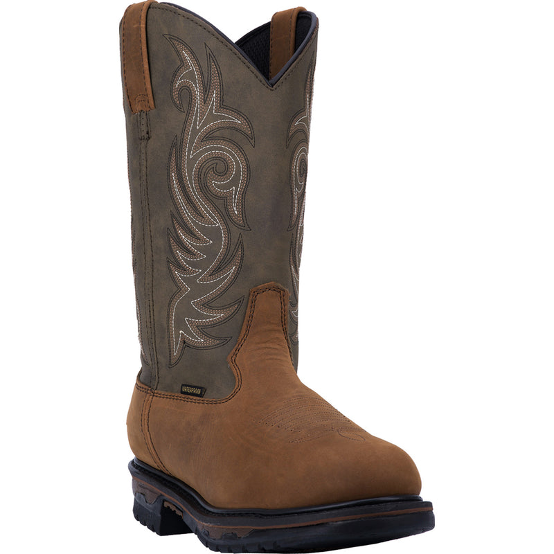 Laredo Hammer Men's Steel Toe Electrical Hazard Waterproof Western Pull-on Work Boot - main