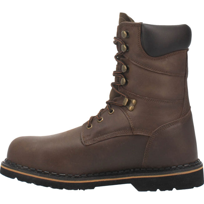 Laredo Men's 8-Inch Steel Toe Electrical Hazard Leather Work Boot - profile