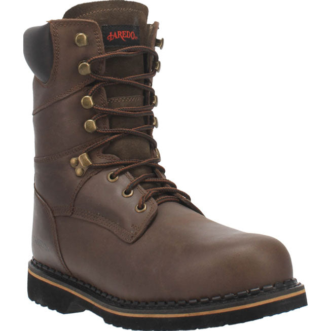 Laredo Men's 8-Inch Steel Toe Electrical Hazard Leather Work Boot - main