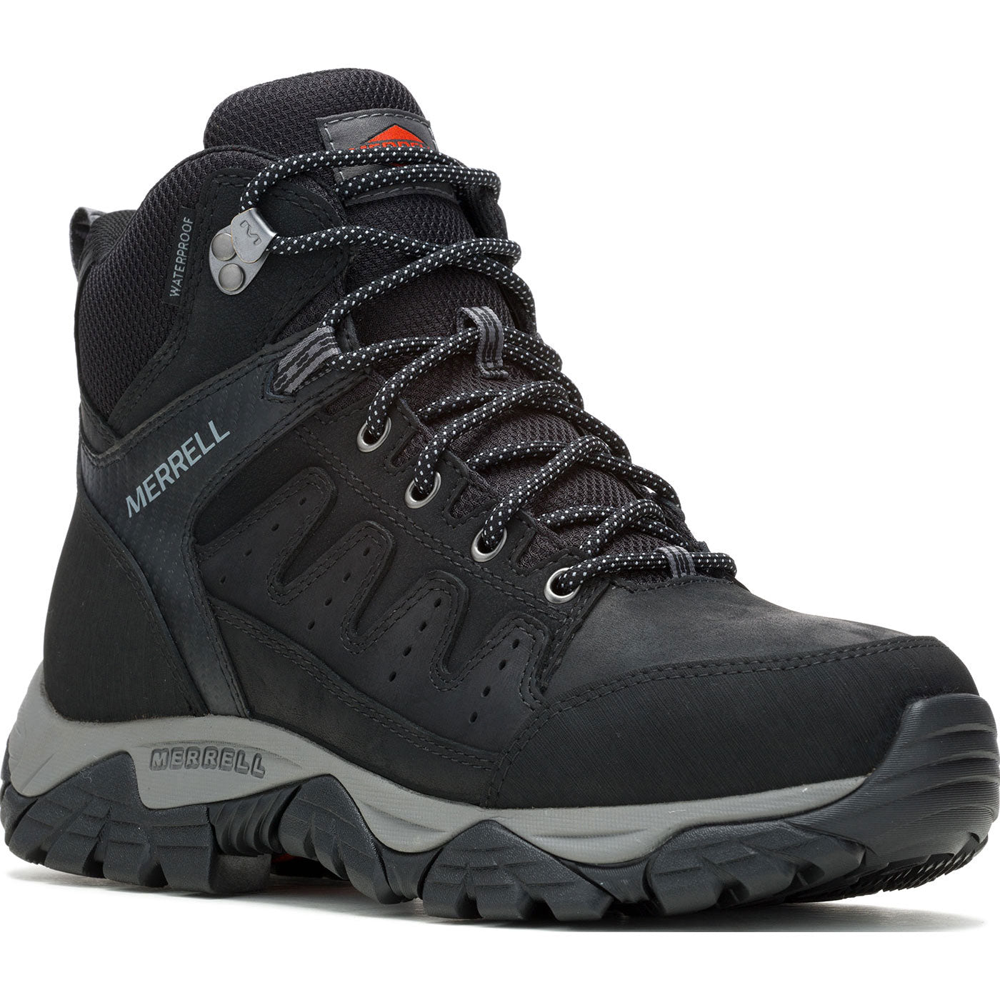 mens black waterproof dress boots Merrell Windoc 6