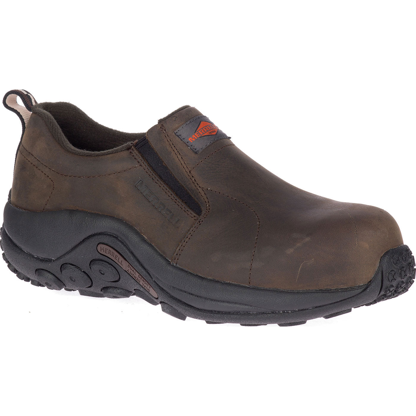 Merrell Work Jungle Moc Leather Composite Toe Espresso, Women's, Size: 11, Brown