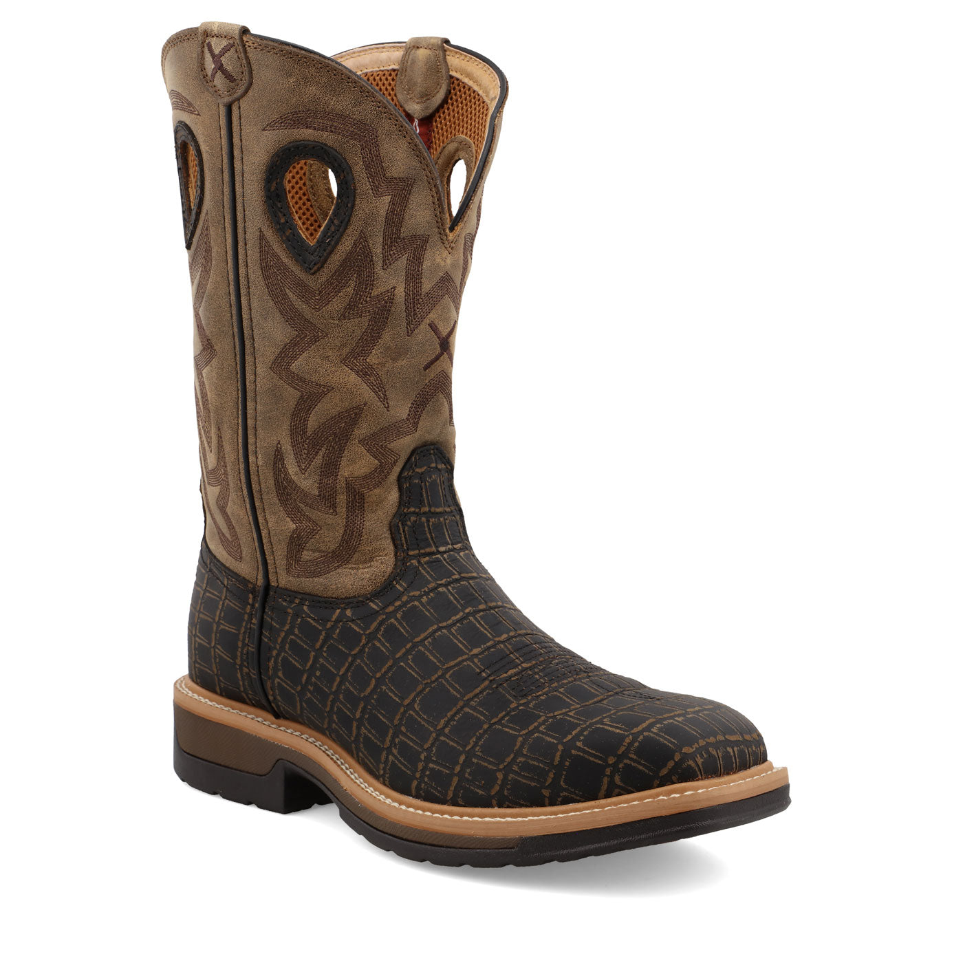 Twisted X Men's 12-Inch Alloy Toe Electrical Hazard Western Work