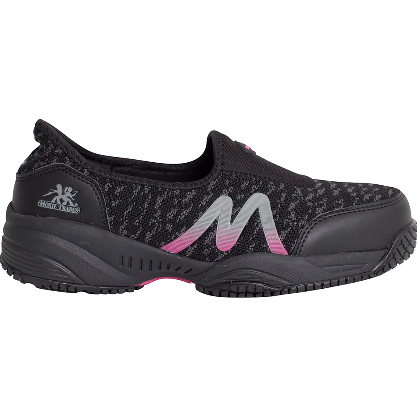 Moxie Trades Zena Women's CSA Aluminum Toe Electrical Hazard Puncture-Resistant Athletic Slip-on Shoe - profile