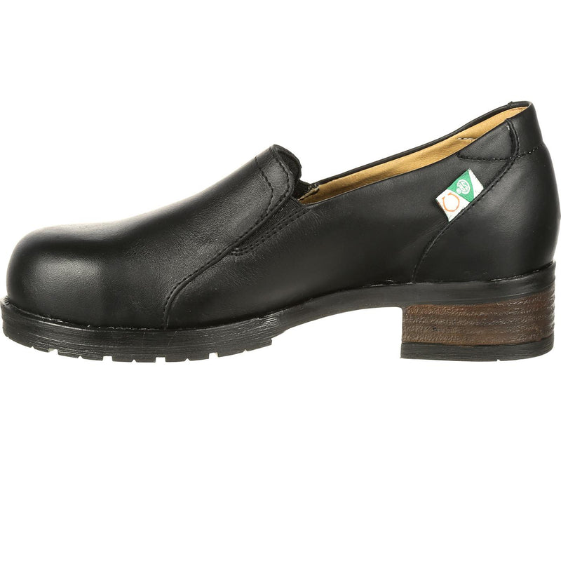 Mellow Walk Vanessa Women's Steel Toe CSA-Approved Puncture-Resistant Slip-On Work Shoe - profile