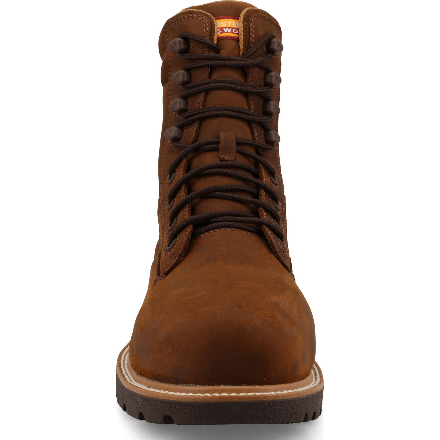Twisted X Men's 8-Inch Internal Metatarsal Nano Toe Electrical Hazard Waterproof Leather Work Boot - front