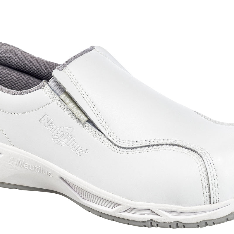 Nautilus ESD Women's Carbon Toe Static Dissipative Non-Metallic Leather Slip On Work Shoe - main