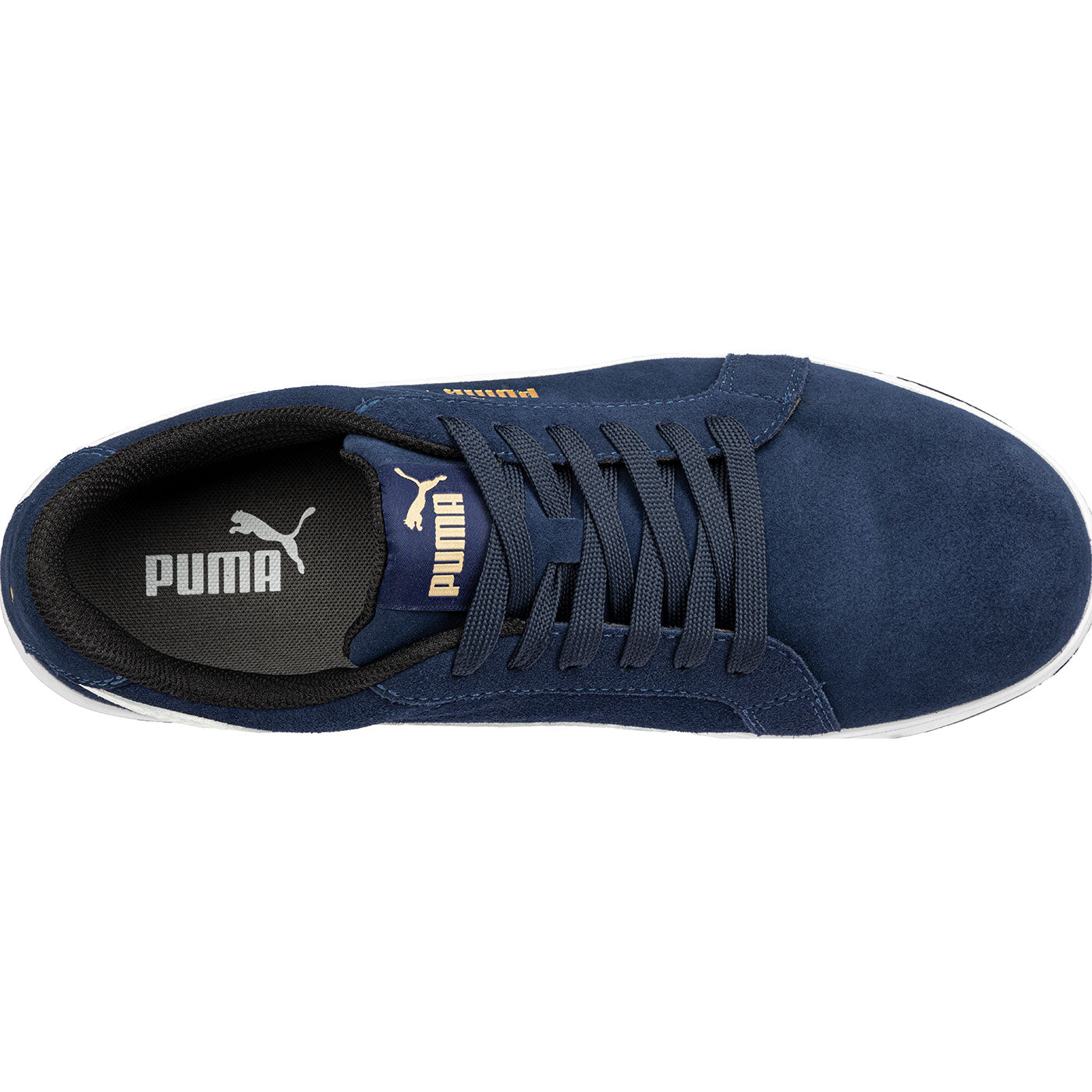 Puma Safety Iconic Suede Men's Fiberglass Toe Electrical Hazard Athletic Work Shoe - birdseye
