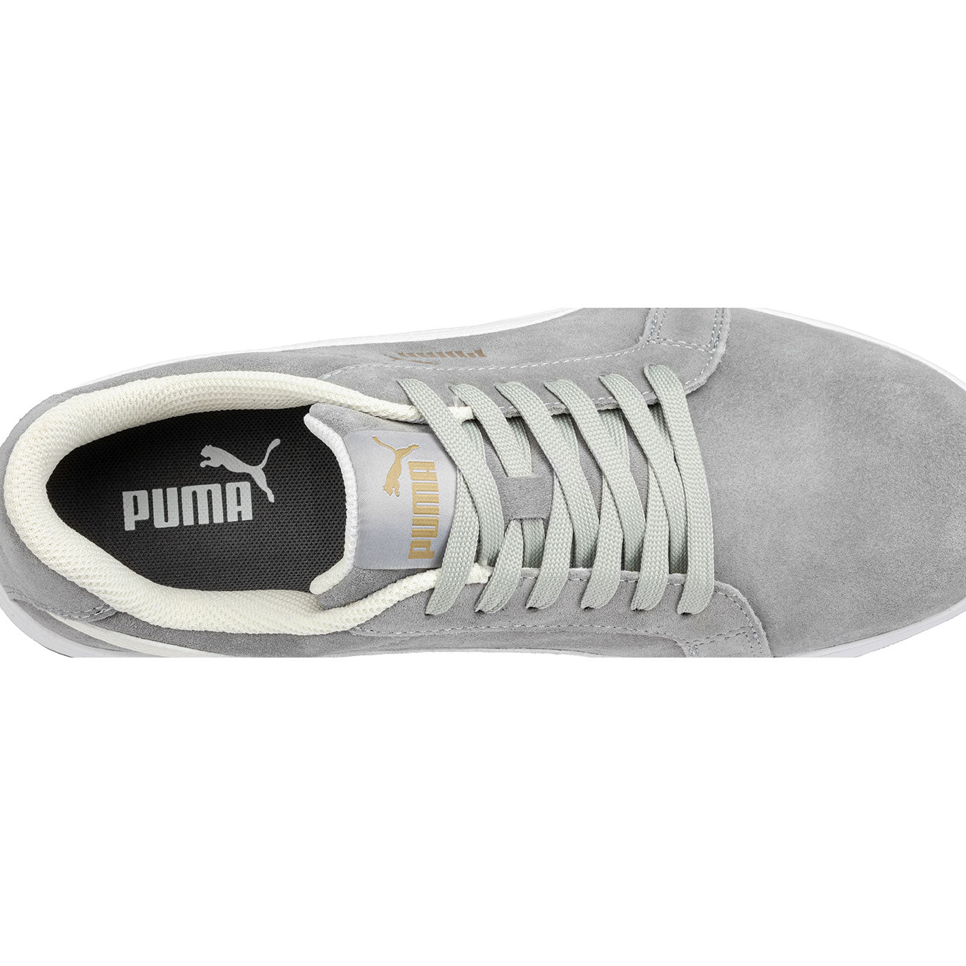 Puma Safety Iconic Suede Women's Fiberglass Toe Static-Dissipative Athletic Work Shoe - birdseye
