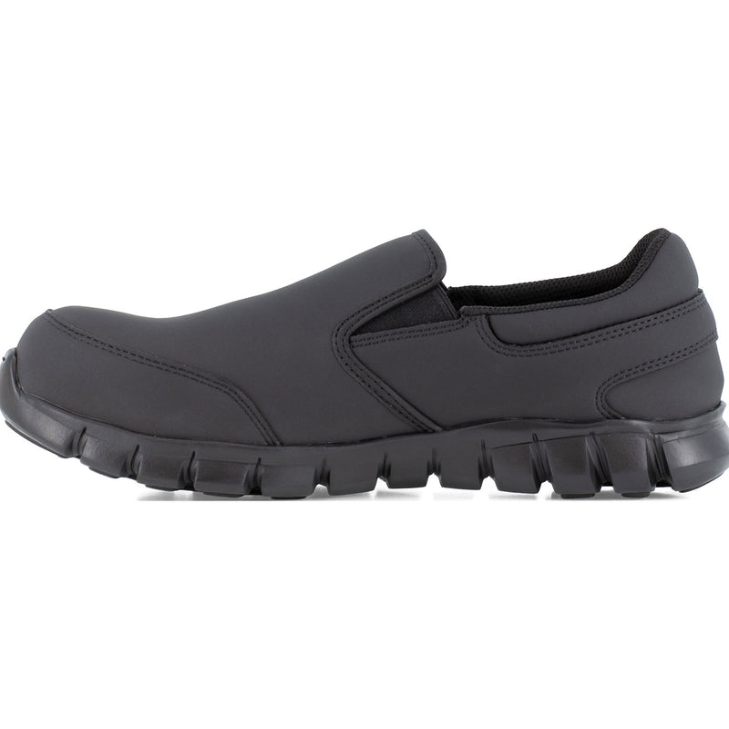 Reebok Sublite Cushion Work Women's Composite Toe Conductive Slip-On Work Shoe - profile
