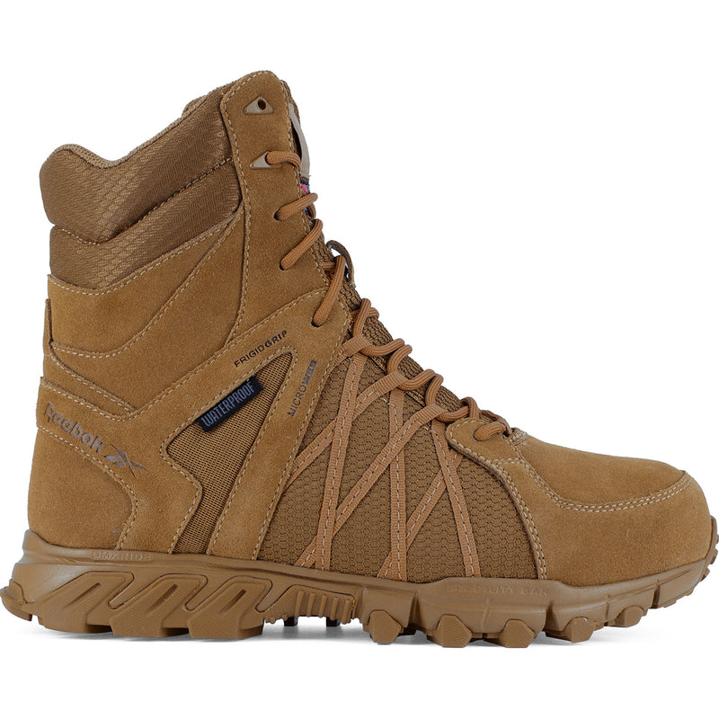 Reebok Trailgrip Tactical Men's 8-Inch Composite Toe Electrical Hazard 400G Insulated Waterproof Zipper Boot - profile