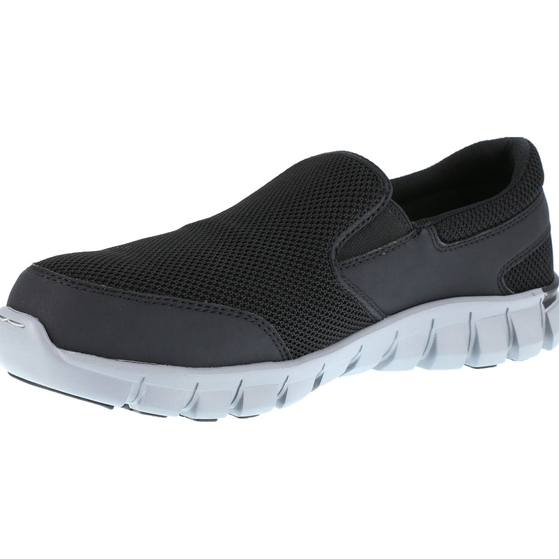 Reebok Sublite Cushion Work Men's Alloy Toe Electrical Hazard Work Athletic Oxford Slip-on Shoe - profile