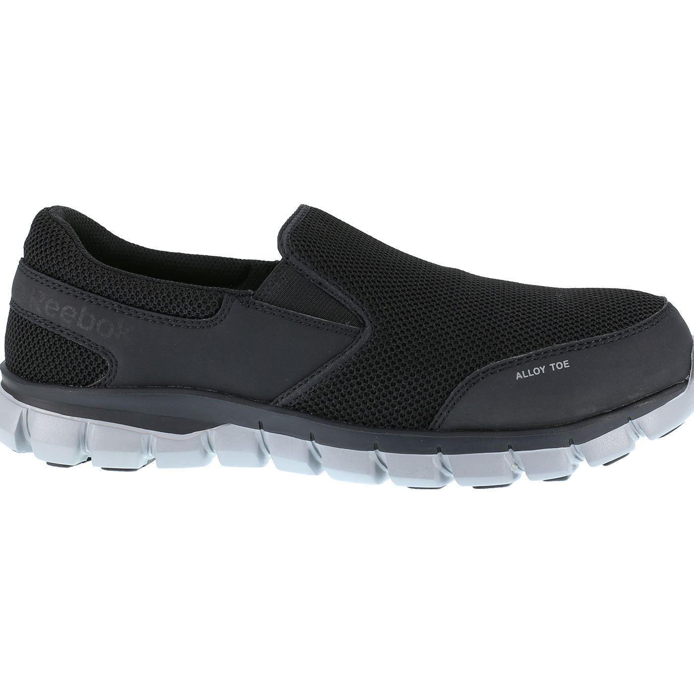 Reebok Sublite Cushion Work Men's Alloy Toe Electrical Hazard Work Athletic Oxford Slip-on Shoe - profile