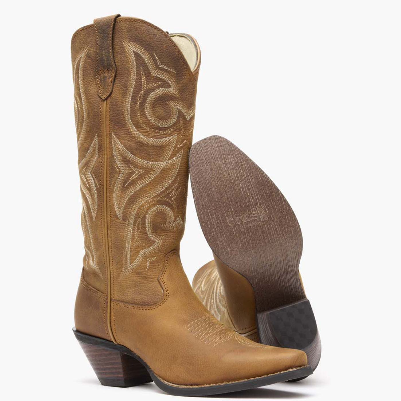 Crush by Durango® Women's Tan Jealousy Western Boot - outsole