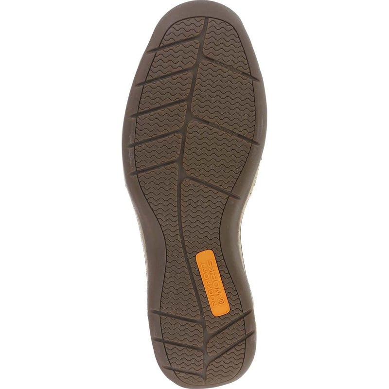 Rockport Works Sailing Club Women's Steel Toe Internal Met Guard Boat Shoe - outsole