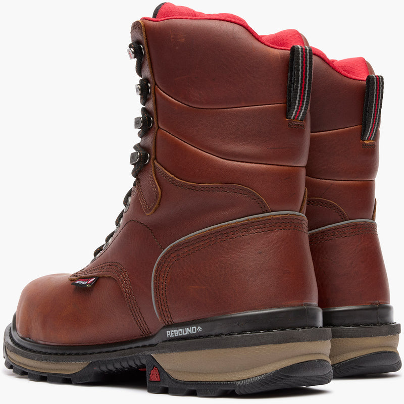 Rocky Rams Horn Composite Toe Waterproof 800G Insulated Work Boot - doubleheel