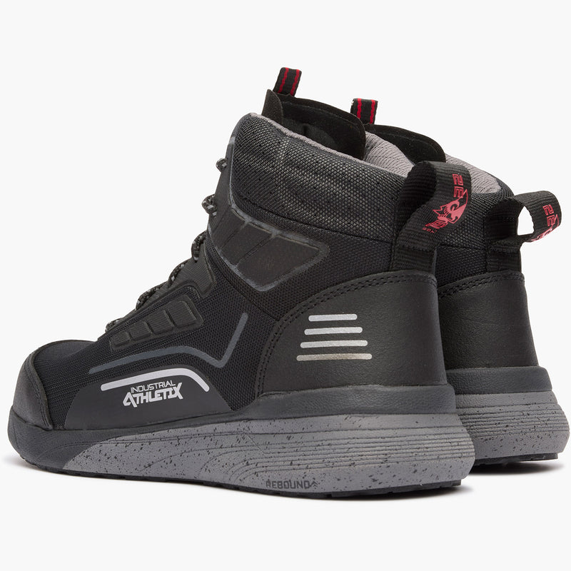 Rocky Industrial Athletix Women's Black Composite Toe Work Boot - doubleheel
