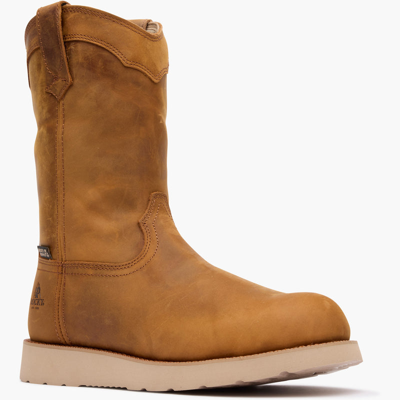 ""Rocky MonoCrepe Wedge 11"" Composite Toe Work Boot" - main"