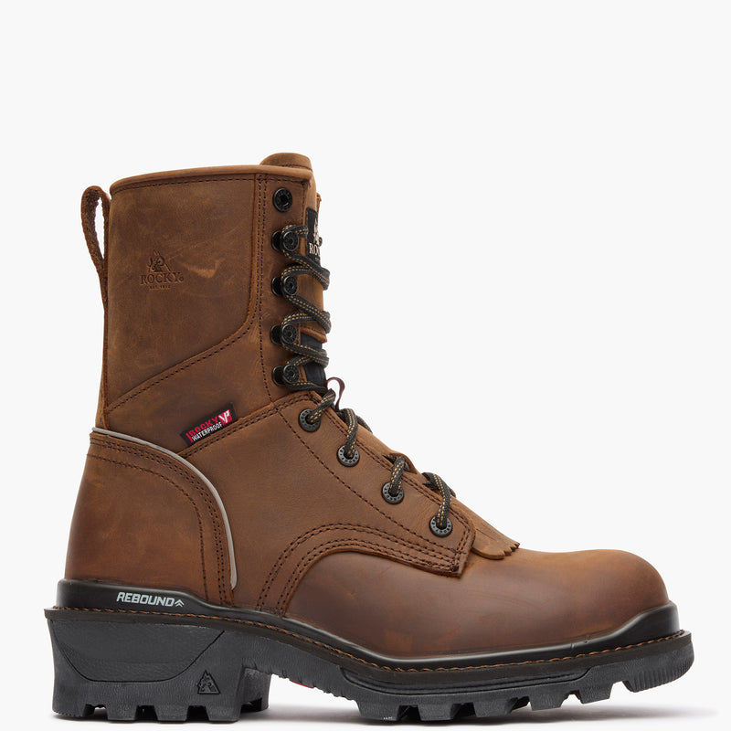 Rocky Rams Horn Logger Composite Toe Work Boot - profile