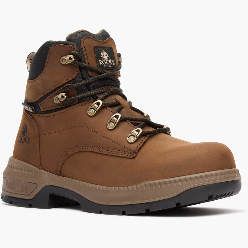 "Rocky WorkSmart 6" Composite Toe Internal Met Guard Work Boot - main"